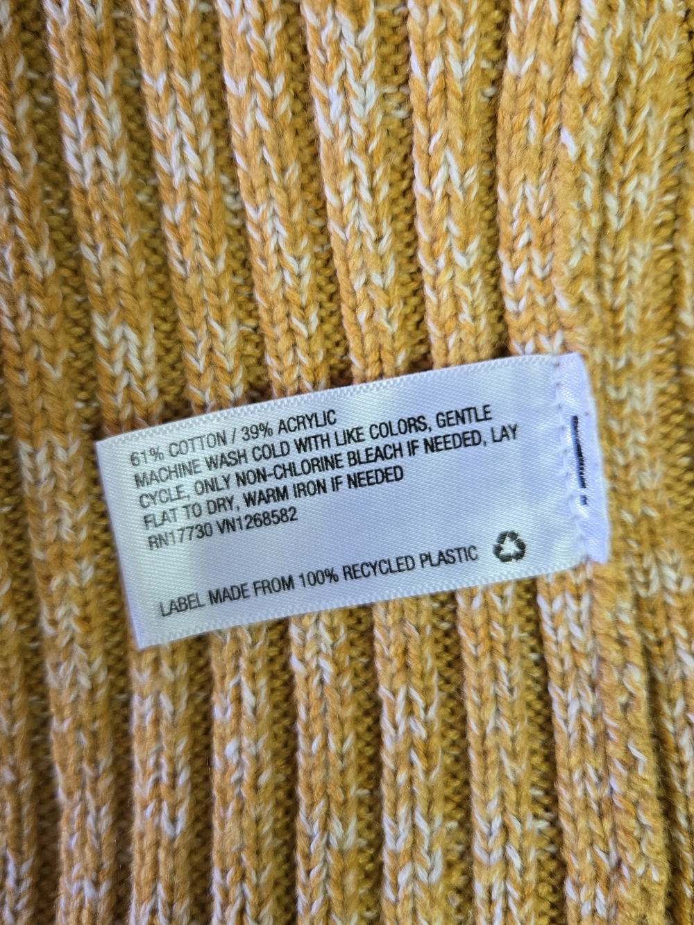 UNIVERSAL THREAD | Shaker Stitch Cropped Sweater in Marigold sz XS - Picture 6 of 9